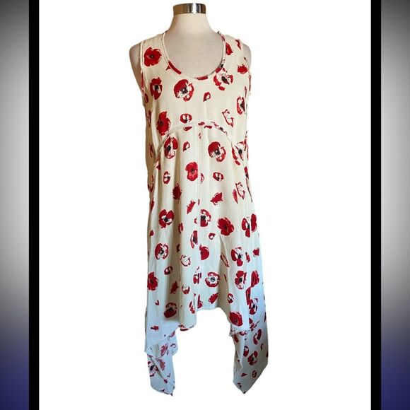 Proenza Schouler Silk Blend Floral Asymmetrical Hem Dress 8 - Picture 8 of 13